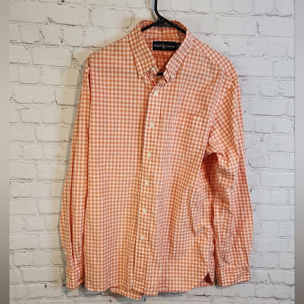 Men's Ralph Lauren longsleeve button-down shirt, size Large
